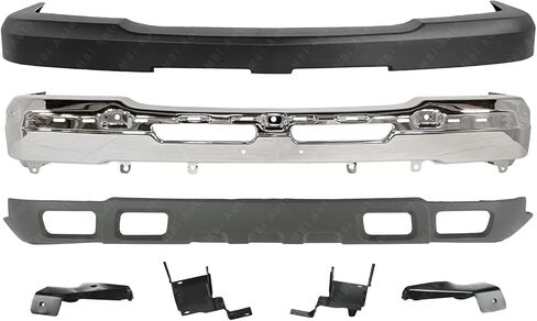 ل 03-07 Silverado 2500HD الوفير الأمامي Chrome Bar Pad Bar Bracket GM1051109 GM1002416 GM1092173 GM1067167 in Saudi Arabia