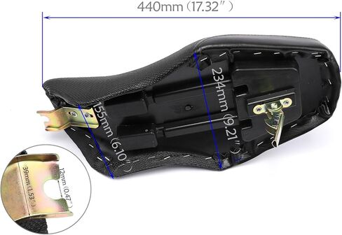 مقعد 17 "مقعد الرغوة أطفال صينيين أطفال رباعي الدراجات رباعيا للدراجة ل 50 سم مكعب/70cc/90cc/110cc taotao الصينيين الشباب atv 4-wheeler taotao coolster mini icebear roketa in Kuwait