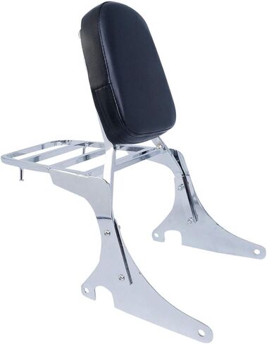 TCT-MT Chrome Backrest Sissy Bar Rack Fit for Kawasaki Vulcan VN 400 800 1995-2012 in Saudi Arabia