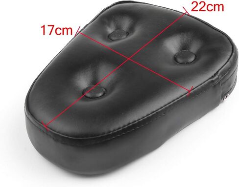 دراجة نارية Universal Moto Black Backrest Cushion Pad for Choppers for Kawa-Saki for Su-Zuki for ya-maha in Saudi Arabia