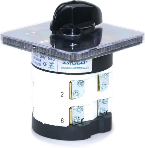 Zhuco SZL9-75/2 75A الموضع ثلاثة مرحلة 1-0-2 Ganrator تغيير فوق مفتاح التبديل التلقائي تحويل الكاميرا الدوارة in Saudi Arabia