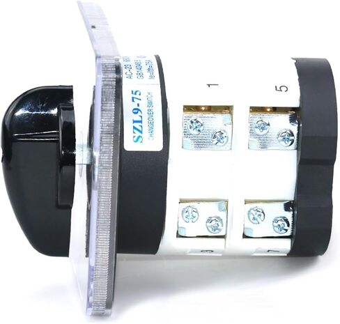 Zhuco SZL9-75/2 75A الموضع ثلاثة مرحلة 1-0-2 Ganrator تغيير فوق مفتاح التبديل التلقائي تحويل الكاميرا الدوارة in Saudi Arabia