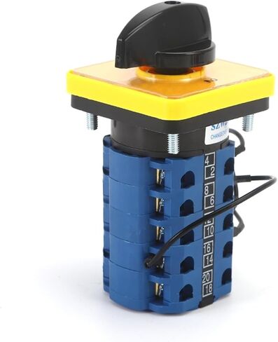 SZW26/LW26-20 D307.5GL 20A 5 Poles 3 Positions 1-0-2 Panel Mounted Electric Transfer Rotary Cam Changeover Switch in Saudi Arabia