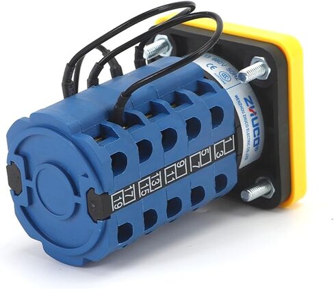 SZW26/LW26-20 D307.5GL 20A 5 Poles 3 Positions 1-0-2 Panel Mounted Electric Transfer Rotary Cam Changeover Switch in Saudi Arabia