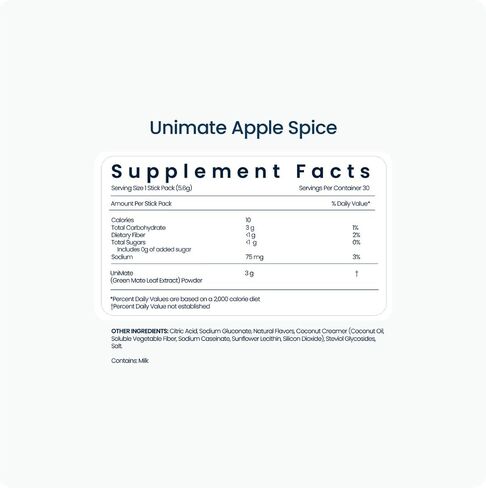 UNICITY Unimate Natural Lemon—Ultra Concentrated Yerba Mate Drink Mix (30 Packets) - Alternative to Coffee and Energy Drinks (30-Day Supply) in Saudi Arabia