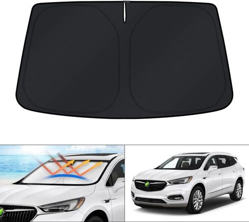KUST Windshield Sun Shade for Buick Encore GX Accessories 2020-2025 2026 Sunshade Window Sun Visor Protector Foldable Blocks UV Rays Keep Your Car Cooler in Saudi Arabia