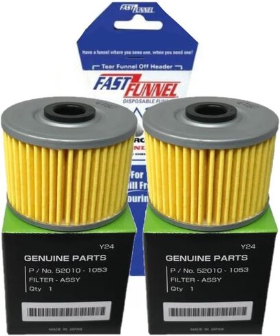 2 Pack OEM Oil Filter 52010-1053 Compatible With Kawasaki KLX KFX KX 110 140 250 450 in Saudi Arabia