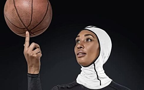 TheHijabStore.com Women's Pro Sports Hijab Scarf Instant 1 Piece Mesh Jersey Head Scarves Headwear in Saudi Arabia