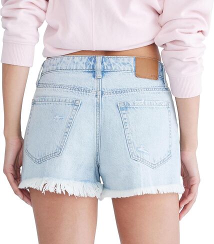 Aeropostale Women's High Rise Crossover Shorts Jean in Saudi Arabia