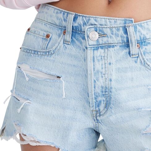 Aeropostale Women's High Rise Crossover Shorts Jean in Saudi Arabia
