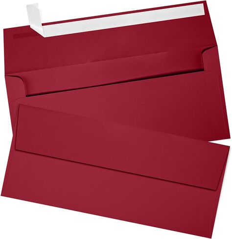 LUXPaper #9 Slimline Invitation Envelopes | Peel & Press | 3 7/8" x 8 7/8" | White Linen | 80lb. Text | 50 Qty in Saudi Arabia