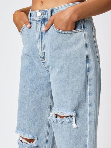 CIDER Denim Basic Ripped Jeans in Saudi Arabia