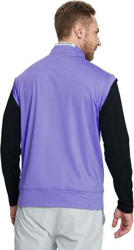 M MAELREG Golf Vests For Men Dry Fit Lightweight Moisture Wicking Performance Sports Breathable Golf 1/4 Zip Pullover Men in Kuwait