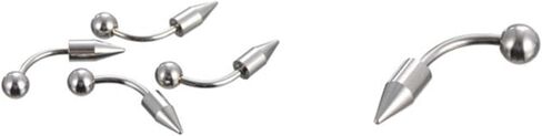 60-85PCS Body Piercing Jewelry Set Titanium Steel Nose Lip Tongue Cartilage Tragus Eyebrow Barbell Belly Button Rings Studs Kit Body Jewelry Gift in Kuwait