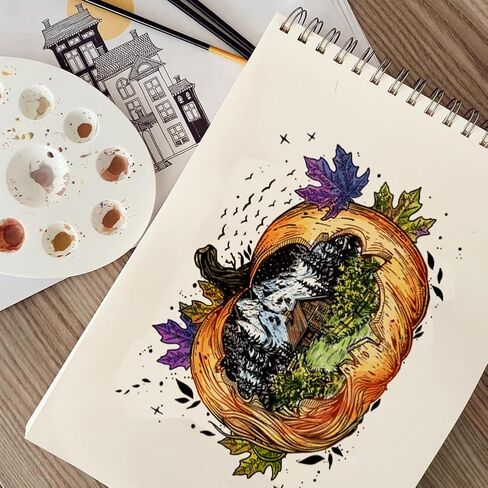 GLOBLELAND Magic Autumn Pumpkin Clear Stamps for Cards Making Thanksgiving Autumn Harvest Clear Stamp Seals 5.83x8.27 inch Transparent Stamps for DIY Scrapbooking Photo Album Journal Home Decoration in Saudi Arabia
