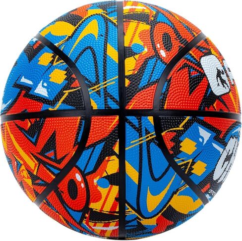 AND1 Chaos Rubber Basketball: Official Regulation Size 7 (29.5 inches) Rubber Basketball - Deep Channel Construction Streetball, Made for Indoor Outdoor in Kuwait