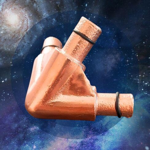 طقم هرم Giza Copper ، موصلات للتأمل والشفاء 1/2 بوصة الولايات المتحدة الأمريكية (نوع L ونوع M) ، المملكة المتحدة ، أوروبا ، كندا ، أستراليا ، (الموصلات فقط) in Kuwait
