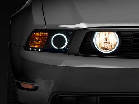 Raxiom LED LED Halo Lights ؛ chrome متوافق مع 05-12 موستانج GT in Saudi Arabia