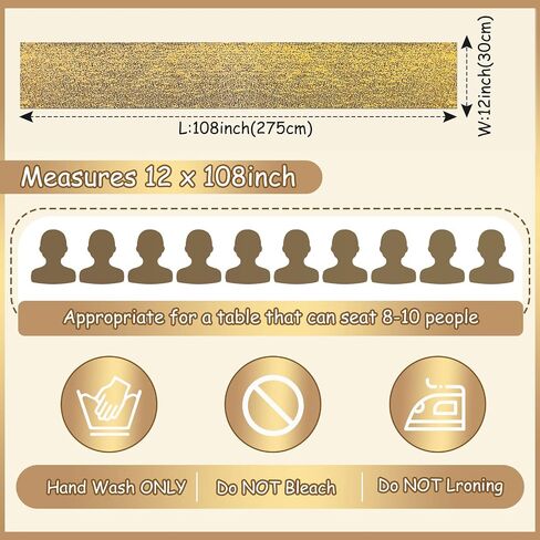 Mixweer 24 Pcs 12 x 108 Inch Rose Gold Sequin Table Runners Bulk Glitter Sequin Table Runners for Party Rectangle Table Decorations for Birthday Wedding Engagement Holiday Celebration (Rose Gold) in Saudi Arabia