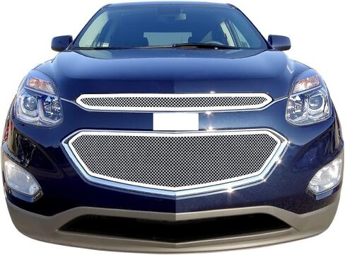 APS Compatible with Chevy Equinox 2016-2017 Main Upper Stainless Steel Chrome Mesh Front Grill Grille Insert C76370T in Saudi Arabia