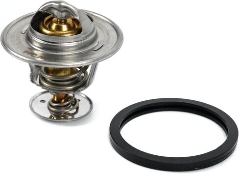 MPLUS Coolant Thermostat Fits For Ford 1996,1998,2000,2002-2004,2007-2008,2010 Mustang 4.6L, 1997-1998,2000-2004 Expedition 4.6L, 1997-1999 F250 5.4L, 1997,2001 E150 Econoline 5.4L in Saudi Arabia