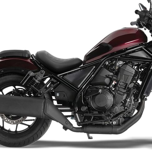 XMT-MOTO PU LEATHY RIDER RIDER STAIN FIT HONDA REBEL 1100 CMX1100 2021-2025 ، REBEL 1100 DCT CMX1100D 2021-2025 ، Black in Saudi Arabia