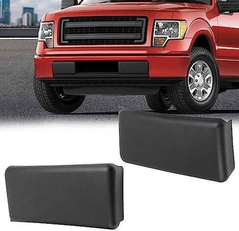 منصات حراس المصد الأمامي إدراج غطاء غطاء متوافق مع Ford F150 2009-2014 RH&LH على حد سواء حارس الشريط الأيمن واليسرى 2 مساءً الفضة in Saudi Arabia