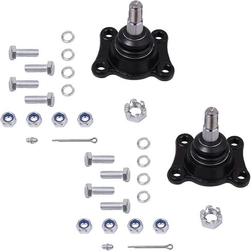 Detroit Axle - 4WD 10pc Front Suspension Kit for Toyota 4Runner Pickup T100, 4 Upper & Lower Ball Joints, 4 Inner & Outer Tie Rods, Idler Arm, Pitman Arm Replacement in Saudi Arabia