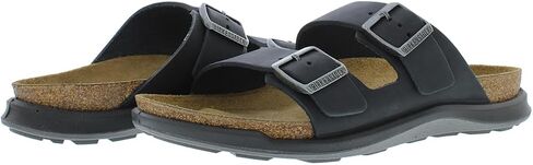 Birkenstock Arizona Crosstown ضيقة الأحذية للجنسين الحجم 4 ، اللون: أسود in Saudi Arabia