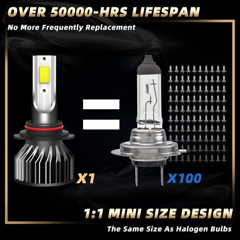 تناسب تويوتا RAV4 (2006-2012) و （1998-2000 مصابيح المصابيح الأمامية LED ، 9005/HB3 شعاع High و 9006/HB4 Low Beam ، حزمة 4 in Kuwait