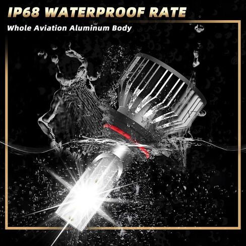 تناسب تويوتا RAV4 (2006-2012) و （1998-2000 مصابيح المصابيح الأمامية LED ، 9005/HB3 شعاع High و 9006/HB4 Low Beam ، حزمة 4 in Kuwait
