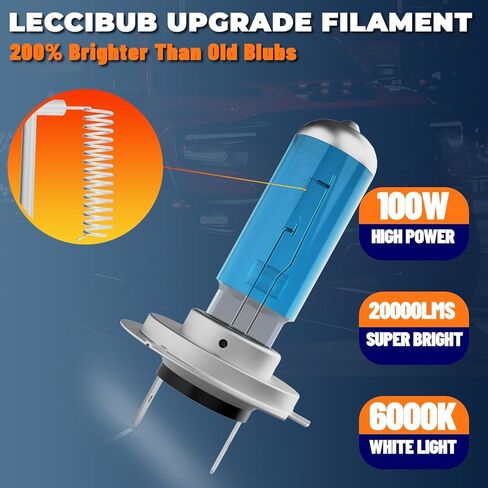 مصابيح المصابيح الأمامية متوافقة مع Chevy Traverse 2013-2018 ، H7 High Beam + H11 Combo Low Beam Halogen Light ، Super Bright 6000k White ، Slop and Play ، Pack of 4 in Kuwait