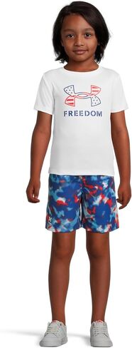 Under Armour boys Boys' Swim Volley Set, Sleeve Shirt & Matching Shorts, Lightweight & Breathable in Saudi Arabia