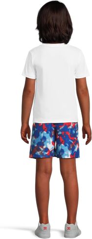 Under Armour boys Boys' Swim Volley Set, Sleeve Shirt & Matching Shorts, Lightweight & Breathable in Saudi Arabia