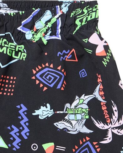 Under Armour boys Boys' Swim Volley Set, Sleeve Shirt & Matching Shorts, Lightweight & Breathable in Saudi Arabia