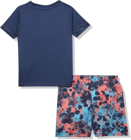 Under Armour boys Boys' Swim Volley Set, Sleeve Shirt & Matching Shorts, Lightweight & Breathable in Saudi Arabia