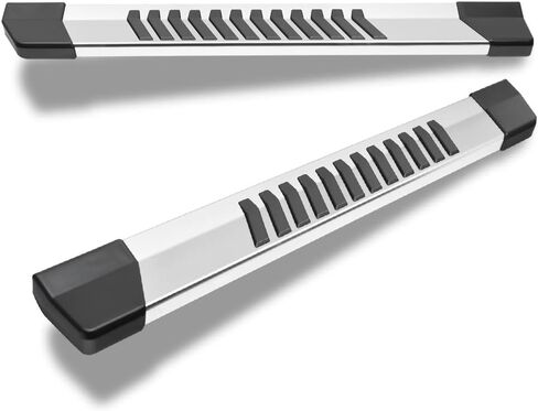 7422457178133 Compatible with 2015-2022 Ford F150 / 2017-2022 F250 F350 Superduty Regular (Standard) Cab Factory OE Rectangular Style 6" Silver Aluminum Side Step Running Boards in Saudi Arabia