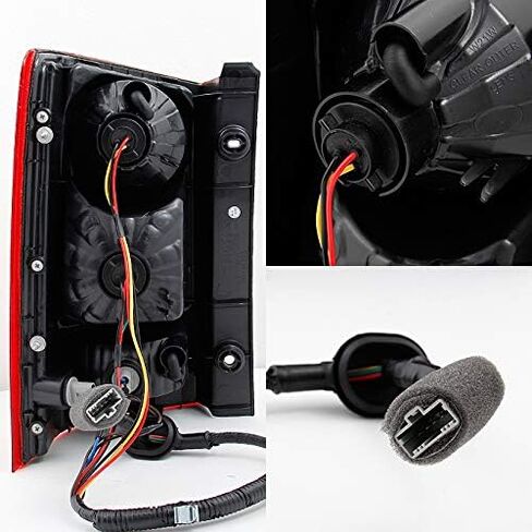 AKKON - For Honda Pilot Red Clear Rear Tail Light Brake Tail Lamp Driver Left Side Replacement Assembly in Saudi Arabia