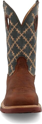 Twisted X Men's 12" Western Work Boot, Square Toe Alloy Toe with CellStretch in Saudi Arabia