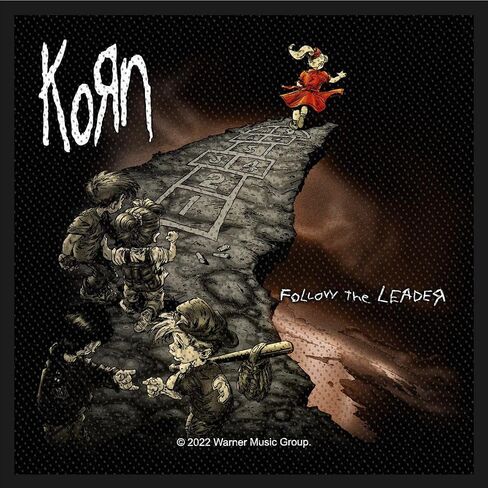 KORN - 10 سم × 10 سم مربع NU Metal Sew -On Patch in Saudi Arabia