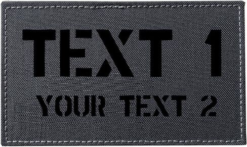 Custom Large 5x3 Inch IR Infrared Laser Cut ID Panel Patch Callsign Patch IR Flag Patch(Gray) in Kuwait