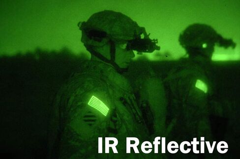 Custom Large 5x3 Inch IR Infrared Laser Cut ID Panel Patch Callsign Patch IR Flag Patch(Gray) in Kuwait