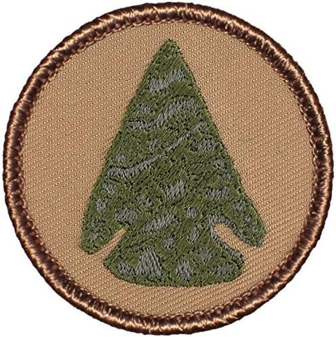 Arrowhead Patrol Patch - 2" Diameter Round Embroidered Patch (Sew-on) in Saudi Arabia