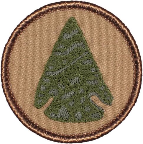 Arrowhead Patrol Patch - 2" Diameter Round Embroidered Patch (Sew-on) in Saudi Arabia