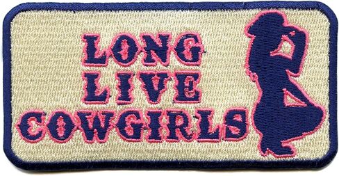 Long Live Cowgirls Patch Southern Western Gal Embroidered Iron on in Saudi Arabia