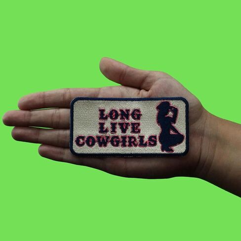 Long Live Cowgirls Patch Southern Western Gal Embroidered Iron on in Saudi Arabia