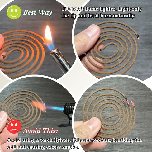 SZ ShinZuo Agarwood Incense Coils (3-3.5hrs, 48pcs) - Taiwan Incense Style- Basic Agarwood Level, for Religious Practices, Meditation, Yoga, Prayer. Daily Use (1) in Kuwait