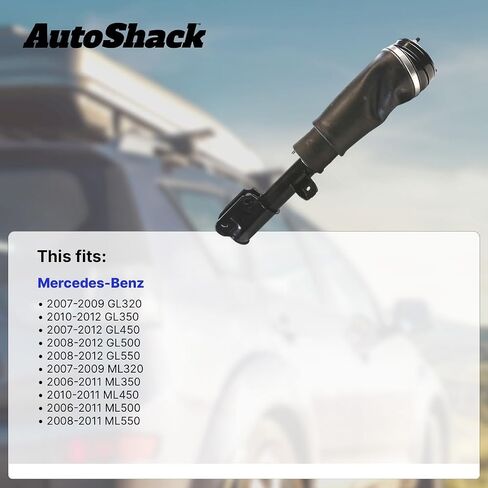 AutoShack Front Air Shock Absorber Strut Spring Driver or Passenger Side Replacement for Mercedes GLK350 GL550 ML320 GL350 ML550 GL320 ML500 ML63 AMG ML450 2005-2011 ML350 2007-2012 GL450 KAS229M29F in Saudi Arabia