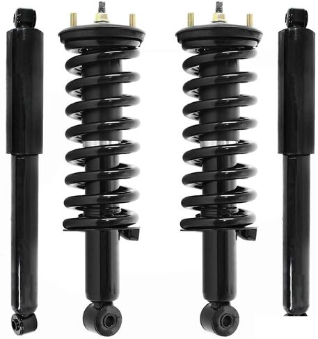 COMPLETESTRUTS - Front Complete Strut Assemblies with Coil Springs and Rear Shock Absorbers Replacement for 2005-2021 Nissan Frontier V6 - Set of 4 in Saudi Arabia