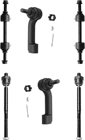Detroit Axle - 4WD Front End 12pc Suspension Kit for 2015 2016 2017 Ford F-150, 2 Ready Struts, 2 Rear Shock Absorbers, 2 Upper Control Arms w/Ball Joints, 4 Tie Rods, 2 Sway Bar Links, Replacement in Saudi Arabia